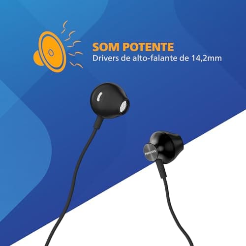 PHILIPS Taue101Bk/00 Écouteurs Intra-Auriculaires