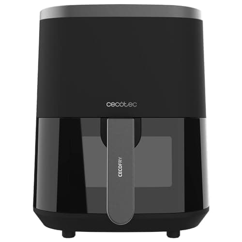 Cecotec Friteuse à Air sans Huile de 4 L avec Fenêtre Cecofry Fantastik Window 4000. Air Fryer. 1400 W, 9 Menus, Contrôle Tactile, Technologie PerfectCoo, 80-200oC, Temps Ajustable