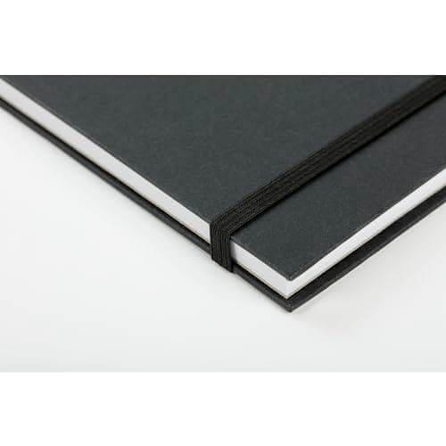 Clairefontaine 975341C Carnet Layout Double-Face Ouverture à Plat - 25 Feuilles Papier Dessin Blanc Extra Lisse 11x22 cm 220g - Idéal pour le Dessin au Feutre à Alcool, Encre de Chine et Line Art