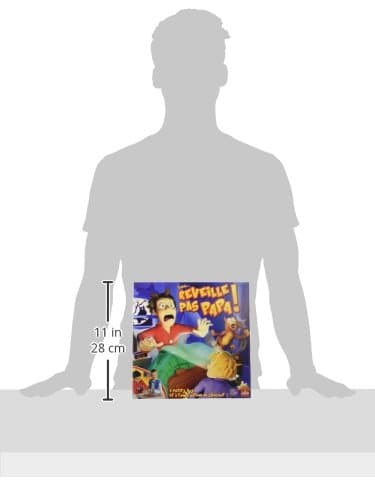 REVEILLE PAS PAPA - Jeu de Société Drôle pour Enfants - A partir de 4 Ans - Développant Concentration, Réflexion et Motricité - A Jouer en Famille ou entre Amis - 2 à 6 joueurs - 20 Min