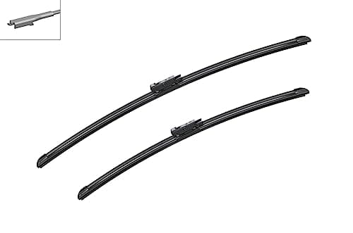Bosch Balais d'Essuie–Glace Plats Aerotwin A212S, Longueur: 650mm/550mm – 1 Paire de Balais avant