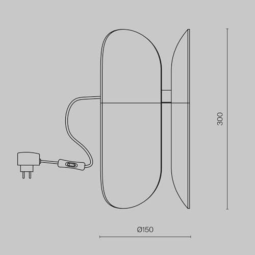 MAYTONI DECORATIVE LIGHTING Lampe de table Insight - Un éclairage élégant et un design unique pour votre intérieur