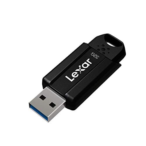 Lexar JumpDrive S80 Clé USB 32 Go, Cle USB 3.2, Jusqu'à 130 Mo/s en Lecture, Mémoire Stick, JumpDrive pour Ordinateur Portable/PC/Voiture (LJDS080032G-BNBAG)