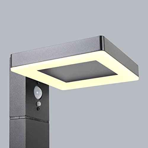 MaxxGarden Éclairage de chemin - Avec Détecteur de Mouvement - éclairage de pelouse extérieur - Lampes solaires d'extérieur à énergie solaire - 80 cm
