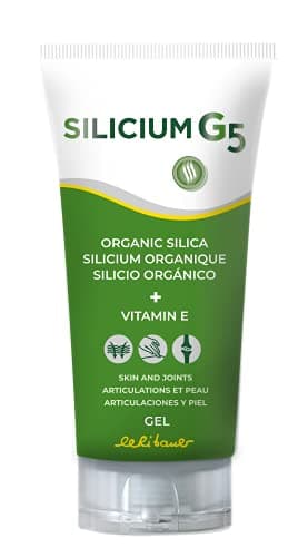 Silicium G5 Silicium Gel avec vitamine E pour Anti Douleurs Musculaires Osseuses Articulaires, 150 ml