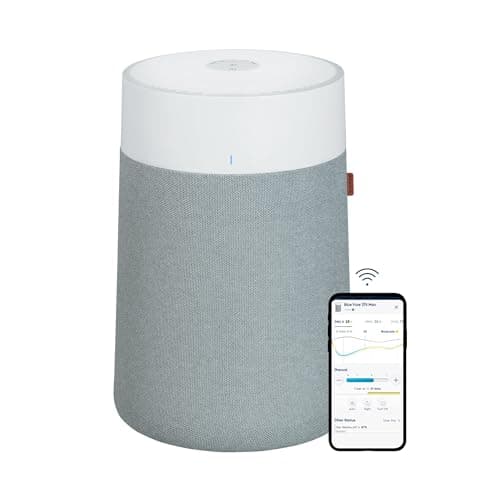 BLUEAIR Purificateur d'air pour pièces de taille moyenne, assainit 172m2 en une heure, filtre à air HEPASilentTM contre allergènes, virus, poussière - système de filtration d'air Blue Pure 3350i Max