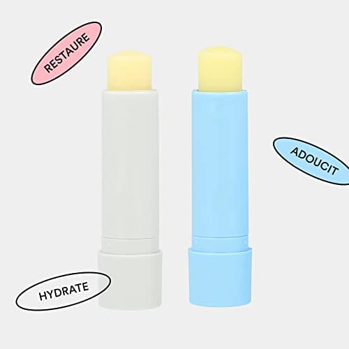 Set de Stick à Lèvres Protectant Pharma Oil Naturel Noix de Coco et Papaye, 2x5g | Enrichie en Beurre de Karité | Soin Intensif | Sans Parabène | Sans Colorants Artificiels
