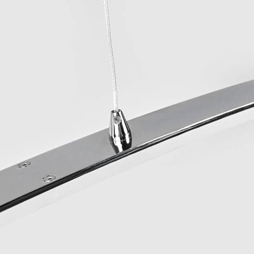 LED Suspension Lorian (Moderne) en Argent e. a. pour Salon & Salle à manger (à 216 lampes,), Suspension, lampe, plafonnier, suspension