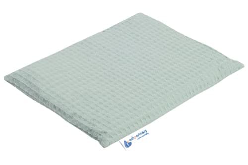 Medi Partners Coussin chauffant en noyaux de cerise 500 g rectangulaire 20 x 25 cm 100% coton certifié Öko-Tex Chaleur + thérapie par le froid Thérapie de massage (Menthe)