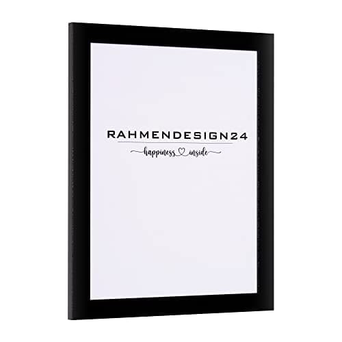 Rahmendesign24 Cadre photo Tokyo 70 x 90 cm - Noir (brillant) - Cadre photo amovible, pour affiches, puzzles