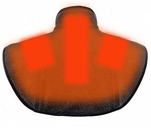 Thermrup Coussin chauffant infrarouge lointain - Fonctionne avec batterie - Pour le cou et les épaules - Avec 3 niveaux de température (M)