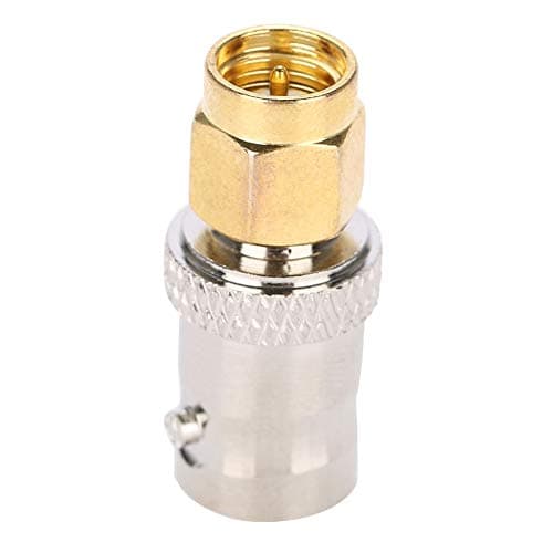 Diyeeni 5pcs SMA mâle vers BNC Femelle Adaptateur coaxial, RF Adaptateur coaxial coaxial, SMA to BNC Male Female Coax Connector (Tout en cuivre)