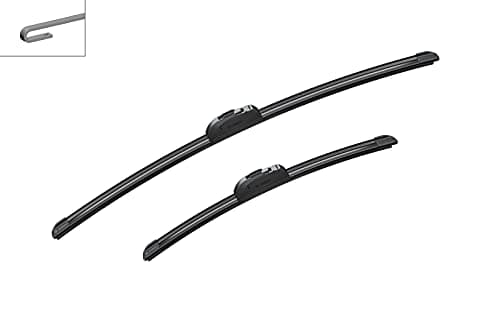 Bosch Balais d'Essuie–Glace Plats Aerotwin Retrofit AR601S, Longueur: 600mm/400mm – 1 Paire de Balais avant