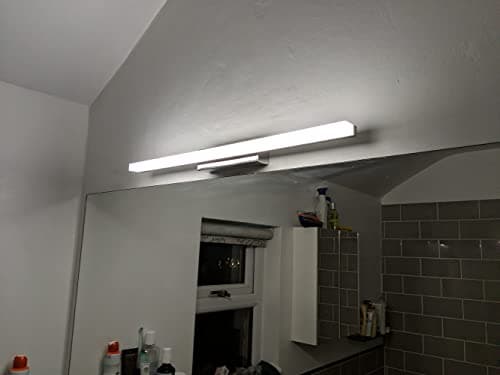 Klighten Lampe Miroir LED salle de Bains 14W 60cm, IP44 Lumiere Salle de Bain Miroir Moderne, Applique Murale Salle de Bain, 110-240V, 910 Lumen, Blanc Froid 6000K