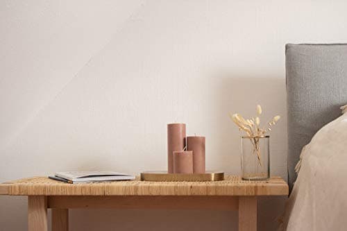 LaLe Living Vase en fer et verre avec ornement doré, Ø 10 x 15,5 cm