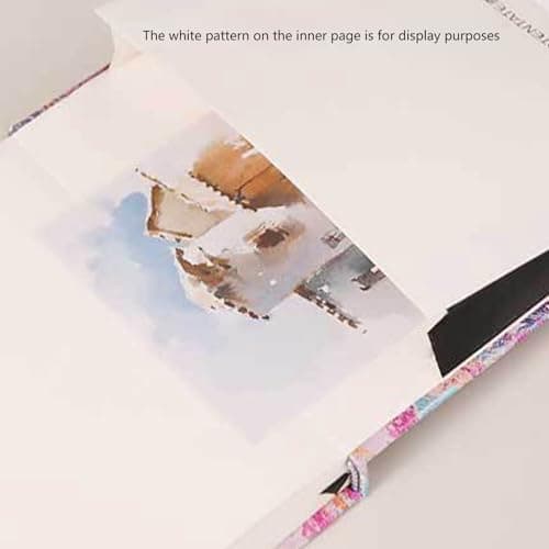 Carnet de croquis carré aquarelle 24 feuilles pour artistes, adultes, étudiants, croquis, dessin, 12 x 12 cm