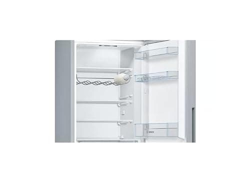 Bosch KGV36VLEAS, Série 4, Réfrigérateur congélateur, Pose libre, 186 x 60 cm, 214 L / 94 L, Inox