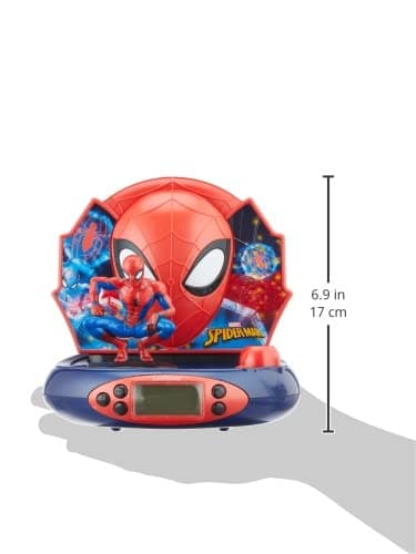 Lexibook - RP500SP - Jeu Electronique - Radio Réveil Projecteur - Spider-Man, Multicolore
