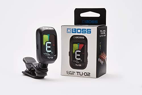 BOSS TU-02 Accordeur à pince compact, Un écran couleur lumineux avec réglage de l'angle de vue