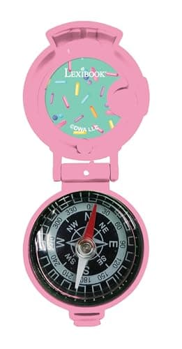 Lexibook Lexibook-RPTW12GDH, Pandy Pattes, Chats, Gabby et la Maison Magique, Set d’Aventurier pour Enfants, Talkies-Walkies 120m, Jumelles, Boussole, Lampe de Poche, RPTW12GDH