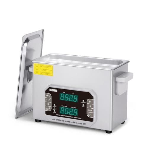 Nettoyeur à ultrasons DK SONIC Touch avec chauffage, minuterie, mode de nettoyage multiple pour carburateur, pièces automobiles, machine de nettoyage à ultrasons industrielle et commerciale (4L, 110V)