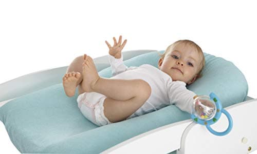 DOMIVA Set de 2 Housses de Matelas à Langer Aqua/Perle Vert 2 Unités