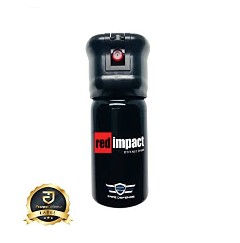 REDimpact Spray Anti Agression de Poche Gel 40 ML - Taille Standard - Format : Sac a Main Femme, Manteau Femme, Sacoche Homme, Veste, Sac a Dos