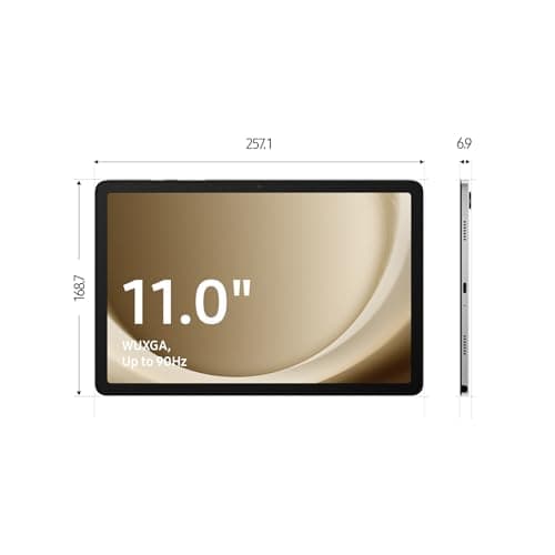 Samsung Galaxy Tab A9+ 11'' WiFi 64Go Anthracite RAM 4Go 1920 x 1200 4 Speakers + Camera 8MP + 5MP Android 13 DAS Tronc 0,42 W/kg/SM-X210NZAAEUB