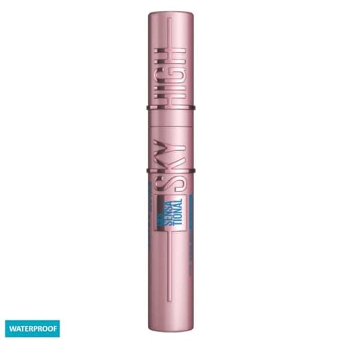 Maybelline New York - Mascara Volume et Longueur Waterproof - Sky High Waterproof – Teinte : Very Black, 7,2 ml