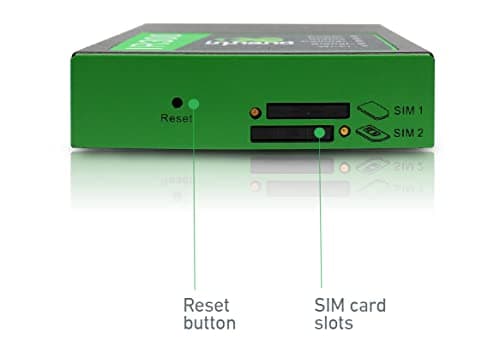 InHand Networks IR302 Routeur VPN Industriel IoT Double Carte SIM, 4G LTE Cat 4, Antenne Externe, Wi-FI, Géré Via Plateforme Cloud Compatible Toute SIM opérateurs, WLAN Camping Car Caravane Bateau