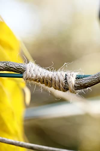 La cordeline Ficelle Jute Naturel Ø1.5mm ±100m pour Le Jardinage, Bricolage, activités manuelles BJN100, Naturelle