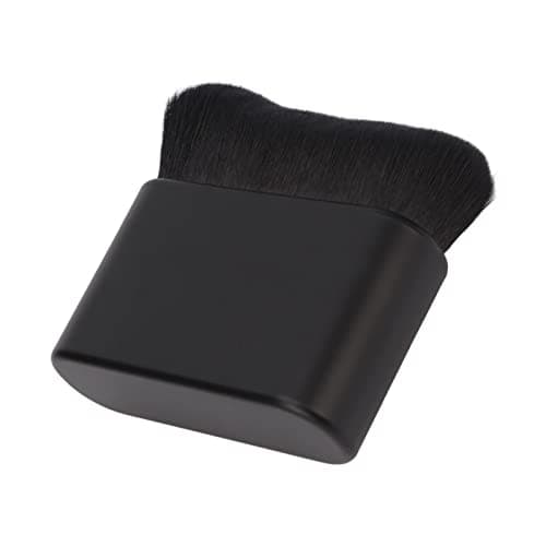 Grand Pinceau de Bronzage Plat, Pinceau pour Autobronzant, Pinceau de Bronzage Noir, Pinceau Bronzant Crème de Mélange Noir pour Maquillage du Corps du Visage Autobronzant