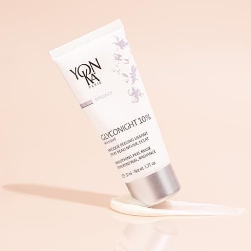 Yon-Ka Glyconight 10% Masque – Masque Peeling de Nuit à l’Acide Glycolique – Anti-Âge, Éclat et Renouvellement Cutané – Formule Clean & Vegan – 50 ml