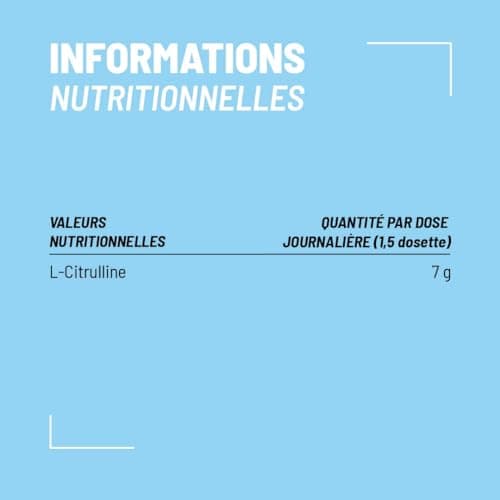 Nutripure | L-Citrulline BioKyowa® Végétale | Améliore la Congestion Musculaire lors de l'Entraînement | Précurseur de l' Arginine | Sans Malate de Citrulline | 800gr | Made in France