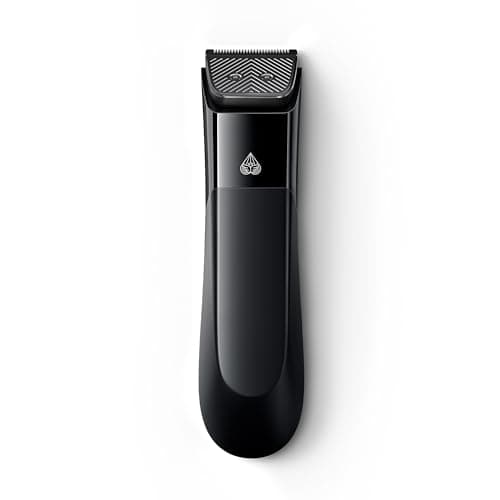 The Lawn Mower® 5.0 ULTRA de MANSCAPED® : Tondeuse Corps & Zone intime SkinSafe® pour Homme – Deux têtes de rasage, Tonte & Rasage de près, Étanche, Recharge USB, Étui de protection