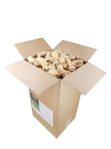 Allume-feu écologique 10kg (Environ 800-1000 pièces) pour Barbecue, poêle et cheminée, Allumage - Nouveau