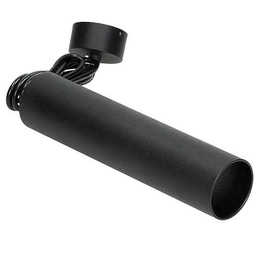 Miratic Suspension Luminaire Max 35W IP20 Rond Aluminium Source Lumineuse Remplaçable GU10 (Source Lumineuse Non Incluse) (noir)