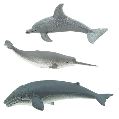 Plastoy - 6947-04 - Figurine - Animal - Tubo Baleines Et Dauphins