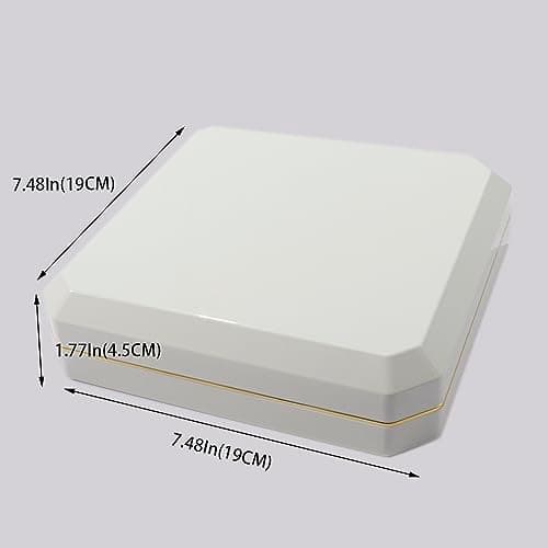 HSLFUAI Big necklace box Présentoir de collier avec lumière LED, grande boîte à colliers, boîtes à colliers pour bijoux