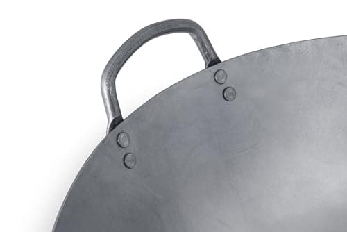 Craft Wok 46 cm Grand wok en acier carbone martelé à la main style canton 45,7 cm (fond rond) / 731W87-18in