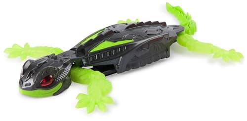 Hex Bots - Gecko RC - Gecko Radiocommandé Qui Rampe Sur Le Sol Et Les Murs - Avec Yeux Lumineux - Pilotage Facile - Câble USB Inclus - Jouet Enfant 4 Ans et +