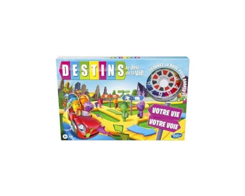 Hasbro Gaming Destins Le Jeu de la Vie, Jeux de Famille, Multijoueur, Jeu de Soirée, Jeux pour Enfants à partir de 8 Ans