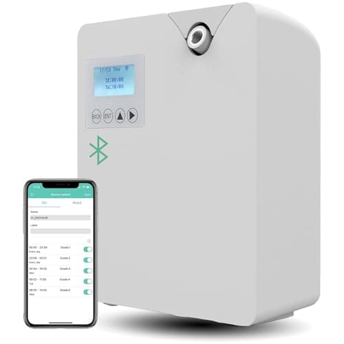 Bewinner Machine à Air Parfumée Intelligente avec Technologie de Nébulisation, Diffuseur D'huiles Essentielles sans Eau Professionnel 300 ML, Diffuseur de Parfum de Nébulisation sans Eau