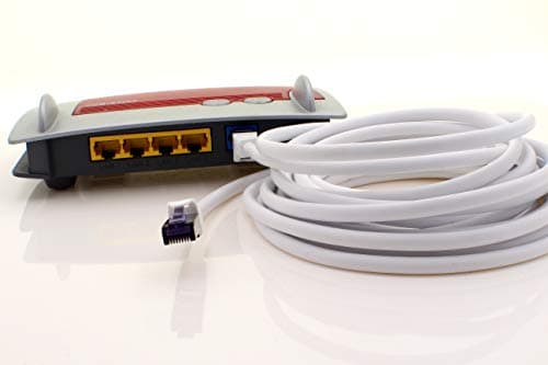 1aTTack.de 5x 1,0 M Câble réseau CAT7-10 Gigabit - Câble patch RJ45 Câble Ethernet (SFTP PIMF LSZH CU) - pour DSL LAN Switch Modem Routeur Patch Panel CAT7 CAT6 CAT5 - blanc