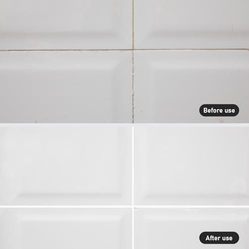 Lot de 6 goupilles d'étanchéité avec pointes de rechange, stylo de réparation de joints, stylo de réparation de carreaux, stylo de réparation d'interstices (gris clair/blanc)