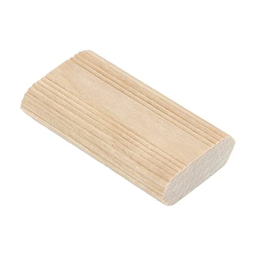 Lot De 50 Tenons Domino, 8 X 40 Mm En Bois De Hêtre Domino Tenon En Bois De Hêtre Tenons En Vrac Assortiment De Tenons Domino En Hêtre Bloc De Goujons D'insertion En Hêtre Pour le Travail du Bois