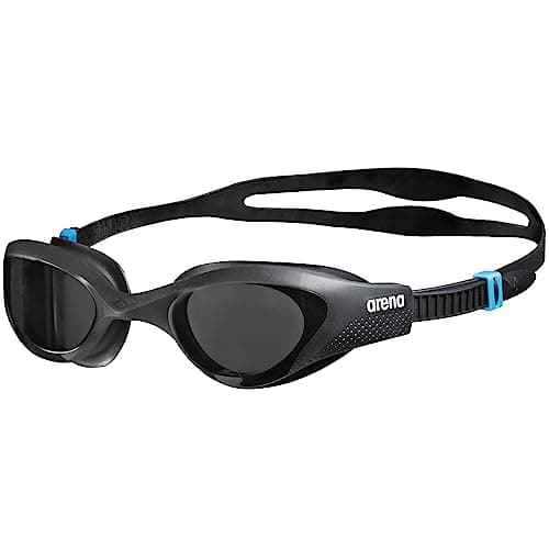 arena The One Lunettes de Natation Unisexe Adulte, Lunettes de Natation à Large Lentilles, avec Traitement Anti-Buée et Protection UV, Pont Nez Auto-Adaptatif, Joints Anti-Orbite