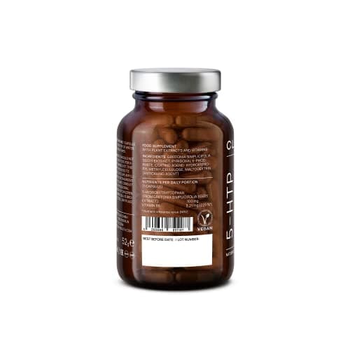 Griffonia 5HTP Complexe - Extra Fort avec 100mg pur 5 HTP per Gelule + Vitamin B6-120 Nootropic Capsules - Diminue Stress & Anxiété - Extrait de Graines de Griffonia Simplicifolia