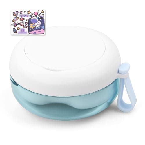 Étui pour Prothèses Dentaires, Boîte de Bain pour Prothèses Dentaires, Boîte à Prothèses Portable avec Panier, Boîte de Retenue Orthodontique avec Miroir (Blanc)