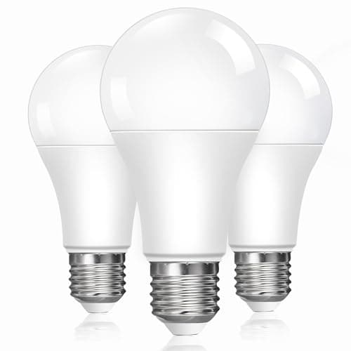 Ampoule LED E27 13W Blanc Chaud 2700K, Équivalent 100W Incandescence, Ampoules LED A60 Culot Edison à vis, 1200LM, Économie d'Énergie, AC 220V-240V, Non Dimmable, Lot de 3